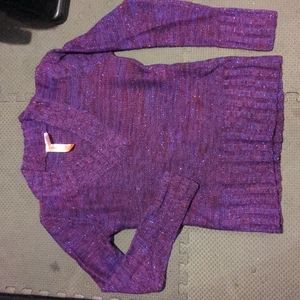 Beautiful purple sweater with sparkles
